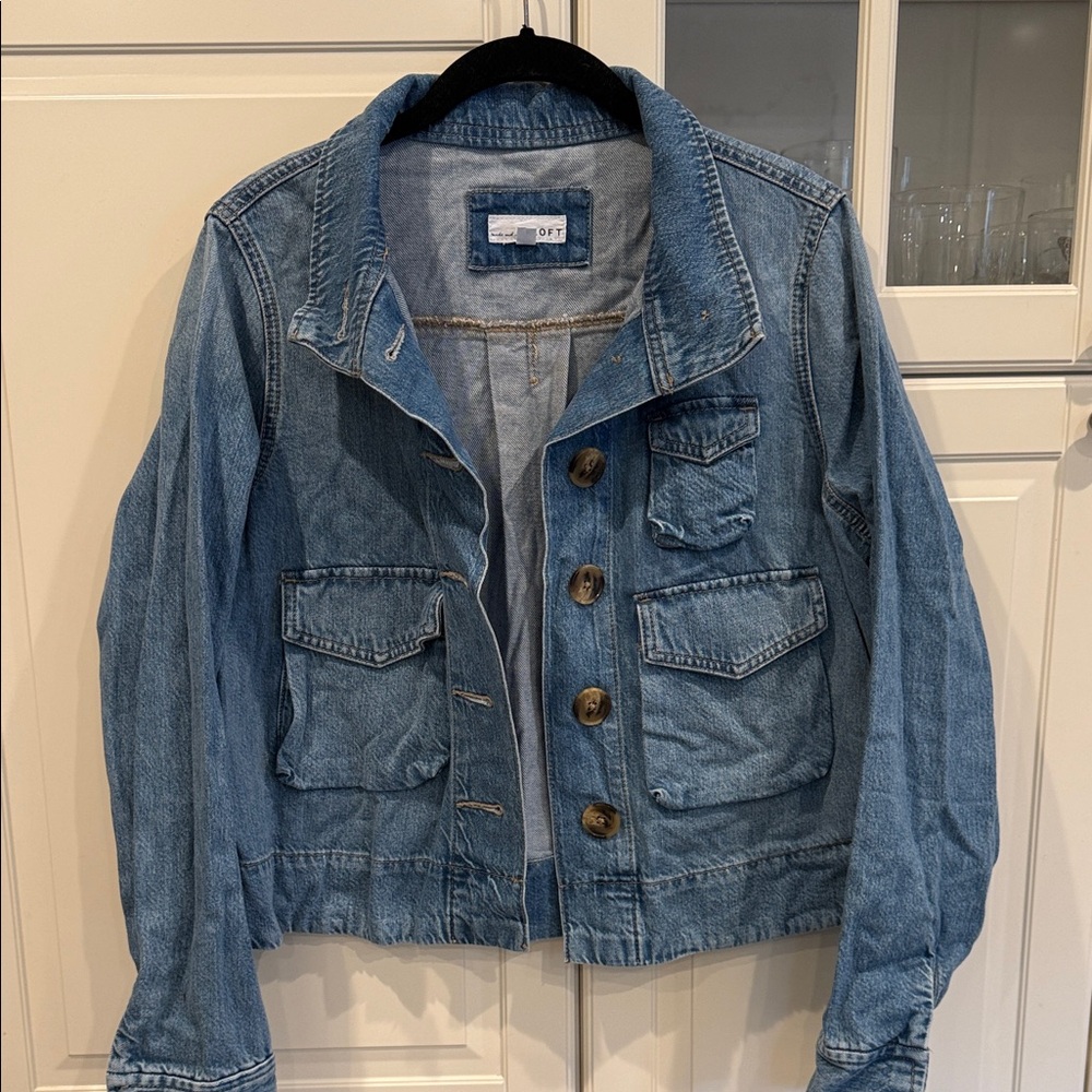 LOFT Light Blue Denim Jean Jacket